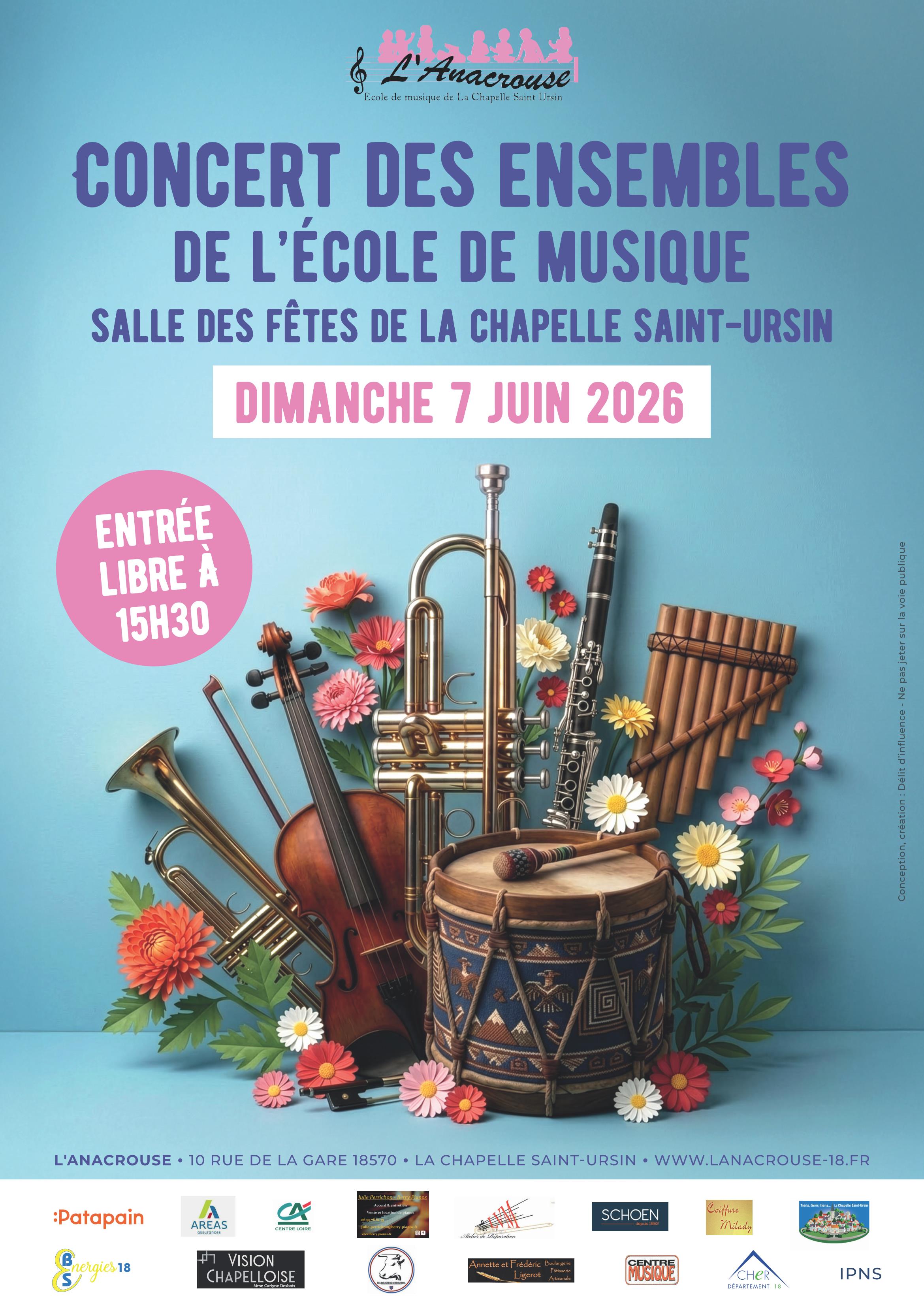 Concert dimanche 7 Juin 2026
